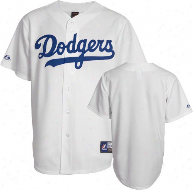 Los Angeles Dodgers Cooperstown White Replica Jersey