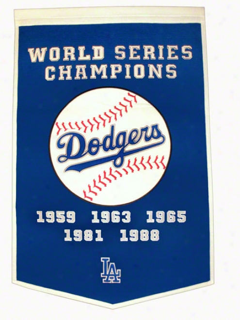 Los Angeles Dodgers Dynasty Flag