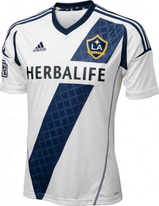 Los Angeles Galaxy White Adidas Replica Home Jersey