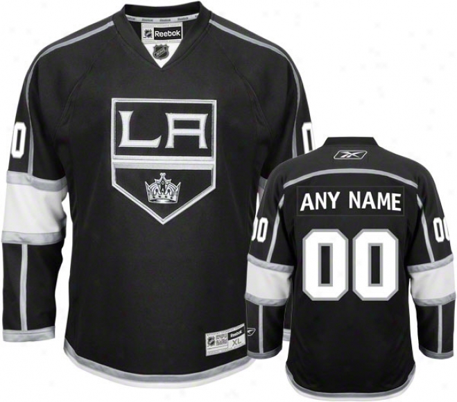 Los Angeles Kings Black Premier Jersey: Customizable Nhl Jersey