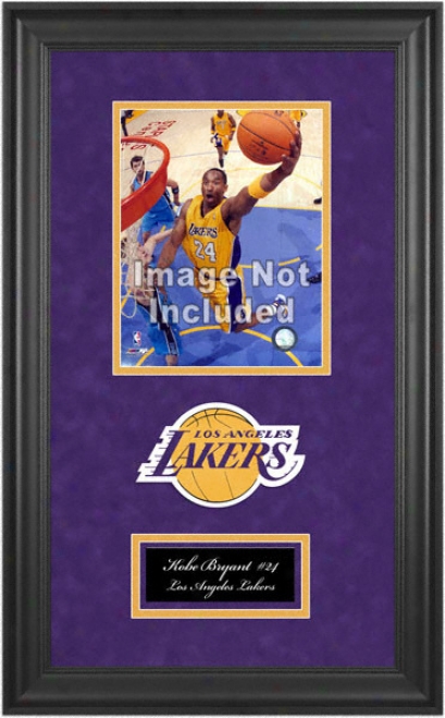 Los Angeles Lakers Deluxe 8x10 Team Logo Frame