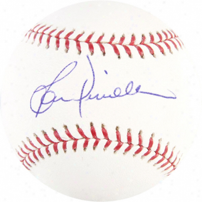 Lou Piniella Chicago Cubs Autographed Baseball