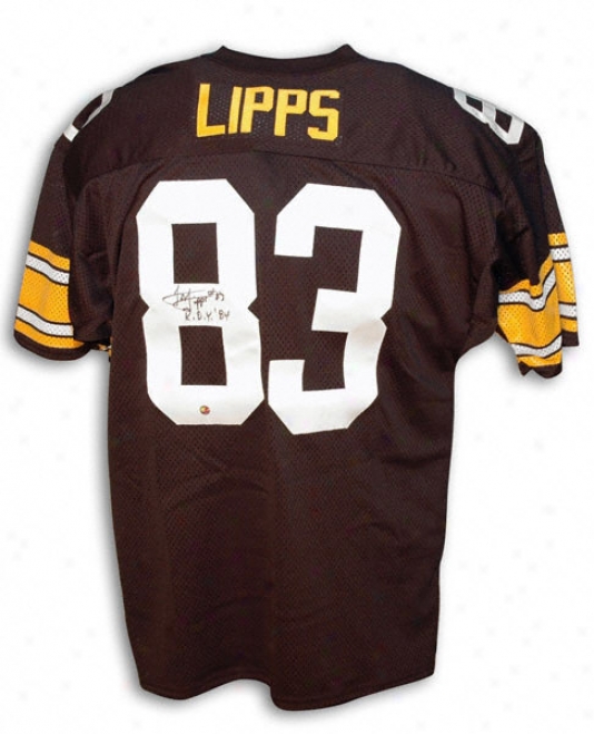 Louis Lipps Autographed Throwback Jersey