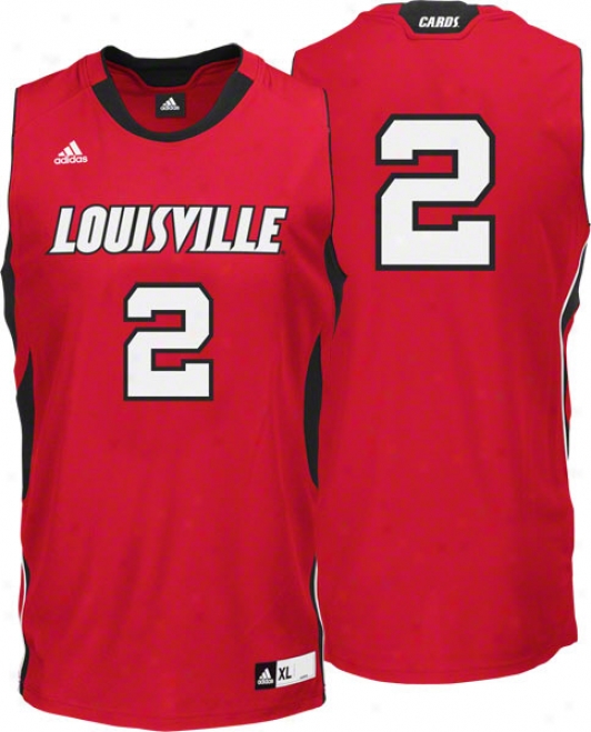 Louisville Cardinals Adidas #2 Caridnal Replica Basketball Jersey