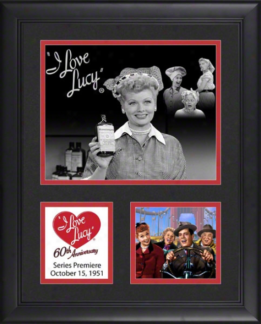 Lucille Ball Framed Presentation  Details: I Love Lucy, 60th Anniversary, - Limited Edition