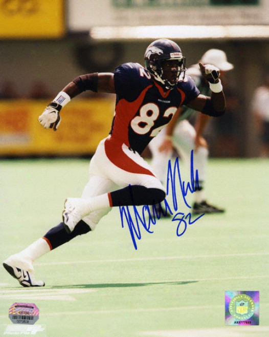 Marcus Nash Denver Broncos 8x10 Autographed Photograph