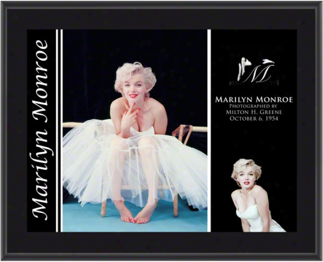 Marilyn Monroe - Ballerina - Sublimated 10x13 Plaque