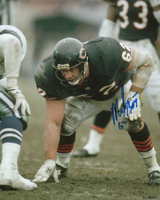 Mark Bortz Chicago Bears Autographed 8x10 Photograph