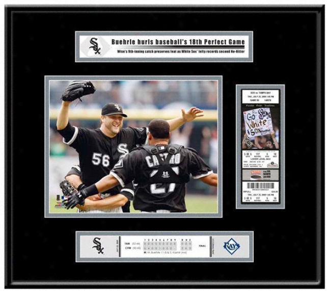 Mark Buehrle Perfect Game Ticket Frame Chicago White Sox