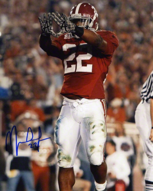 Mark Ingram Autoyraphed Photograph  Details: Alabama Crimson Tide, 8x10