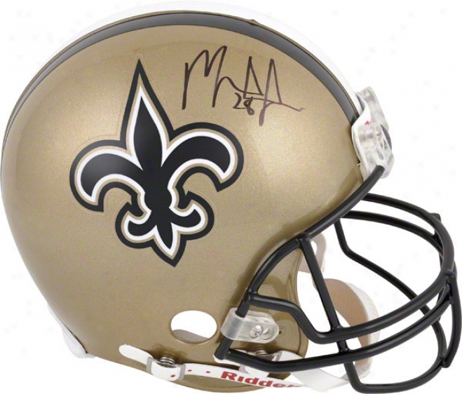 Mark Ingram Autographed Pro-ilne Helmet  Details: New Orleans Saints, Authentic Riddell Helmet, Riddsll Authentic Helmet