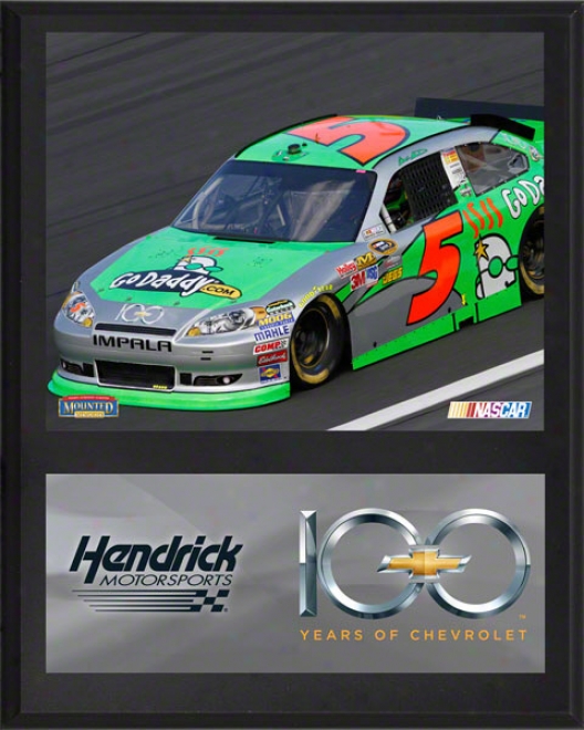 Mark Martin Sublimated 12x15 Plaque  Deatils: Chevrolet 100th Anniversary