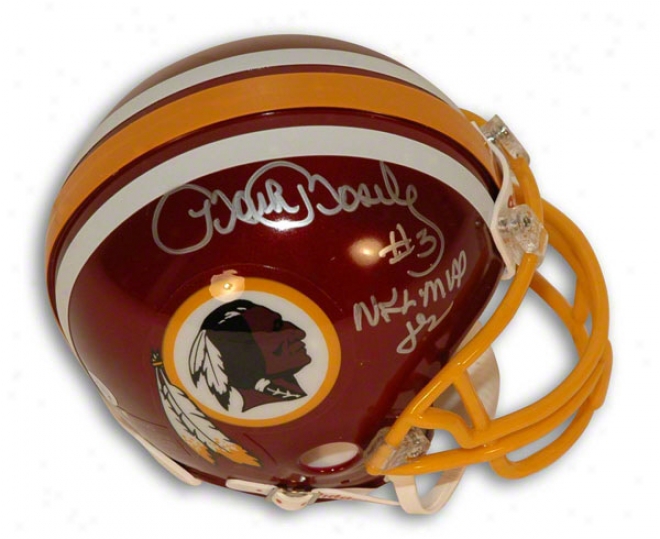 Mark Moseley Autographed Washinhton Redskins Mini Helmet Inscribed &quotnfl Mvp 82&quot