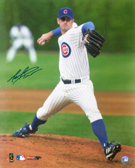 Mark Prior Chicago Cubs Autographed 16x20 Pho5o