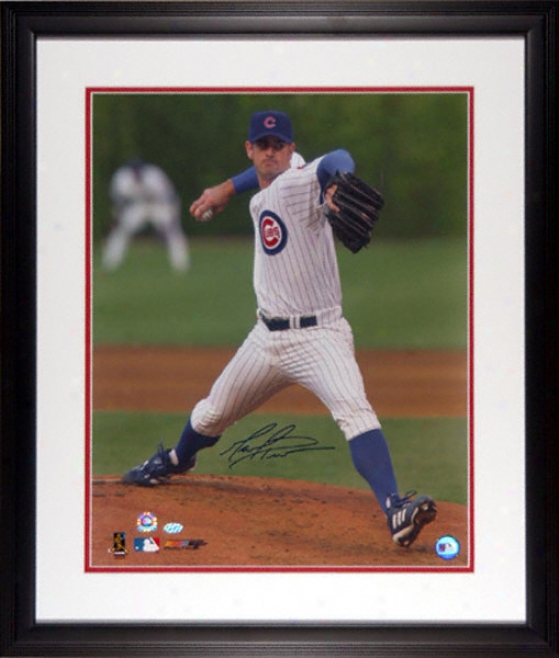 Mark Priof Chicago Cubs Framed 16x20 Autographed Photograph