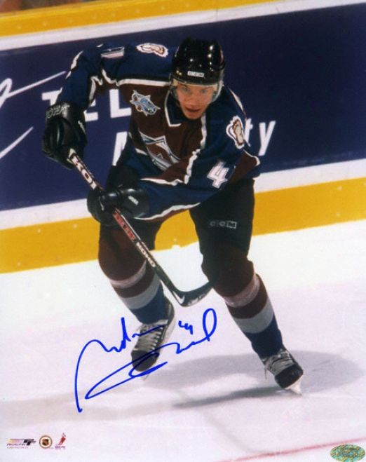 Martin Skoula Colorado Avalanche 8x10 Autofraphed Photograph