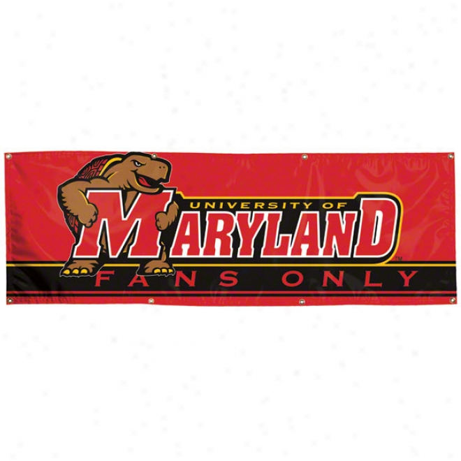 Maryland Terrapins 2x6 Vinyl Banner