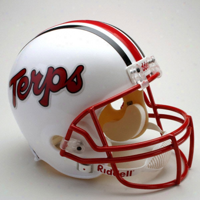 Maryland Terrapins Deluxe Replica Riddell Helm