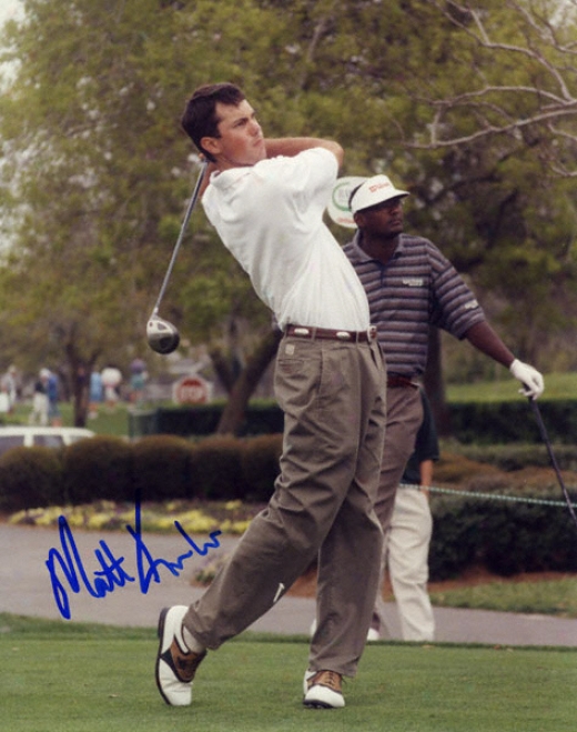 Matt Kuchar 8x10 Autographed Photograph