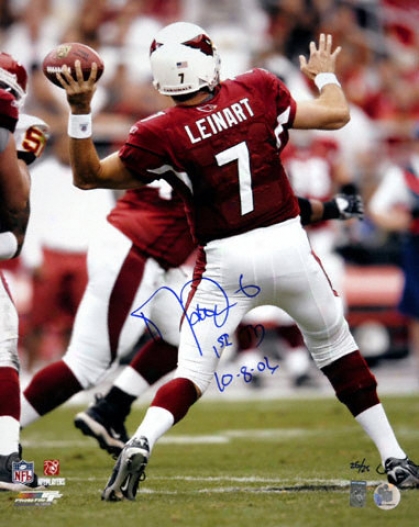 Matt Leinart Arizona Cardinals Autographed 16x20 Photograph With 1st Td Inscription