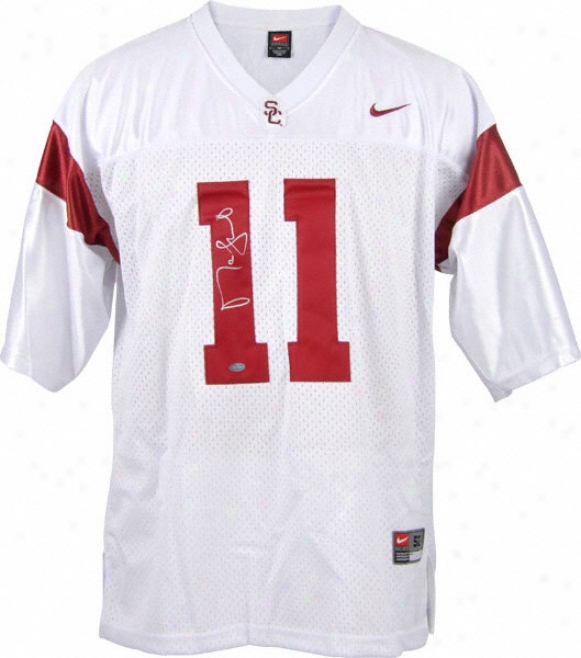 Matt Leinart Autographed Jersey  Details: Usc Trojans, White