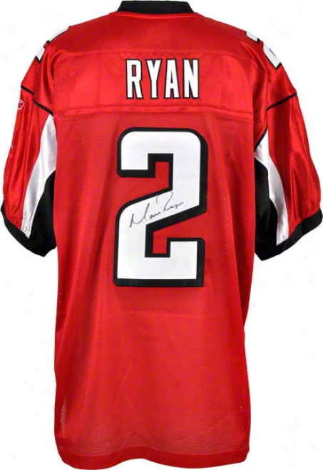 Matt Ryan Autographed Jersey  Details: Reebok Authentic, Atlanta Falcons