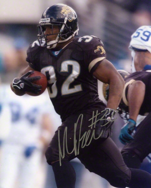 Maurice Jones-drew Autographed Photograph  Details: Jacksonville Jaguars, 8x10