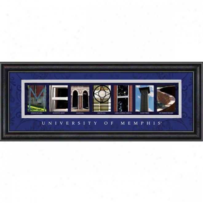 Memphis Tigers Letrer Art