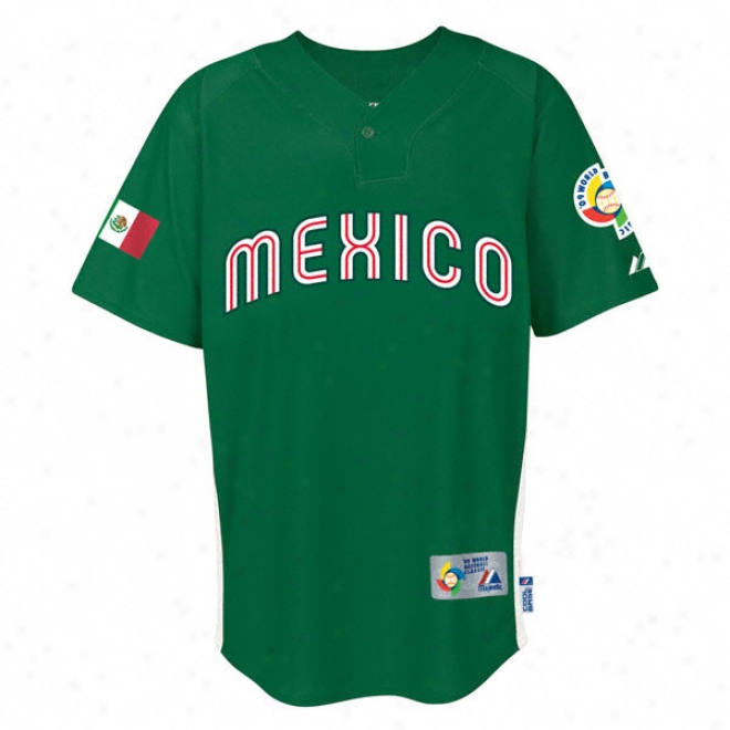 Mexico 2009 Wbc Cool Base Batting Practice Jersey