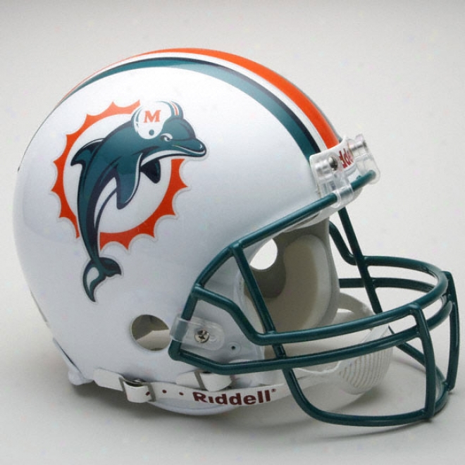 Miami Dolphins Authentic Pro Line Riddell Full Size Helmet