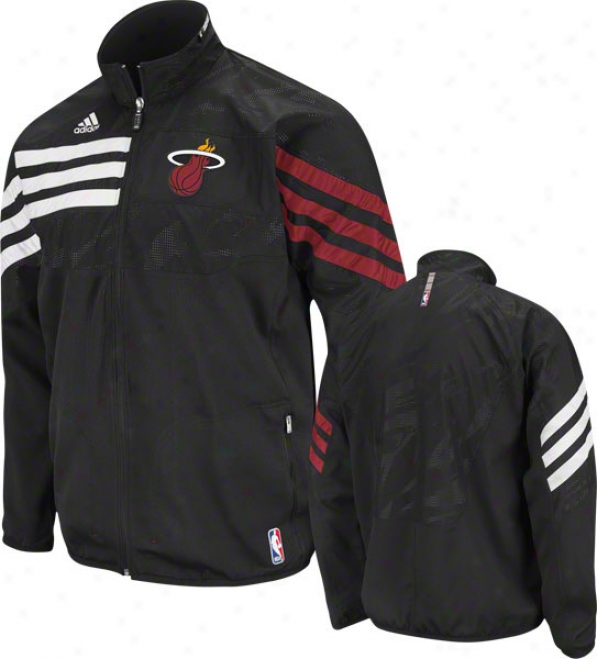 Miami Heat Black 2011-2012 Eastern Conference On-court Warm-up Jerkin