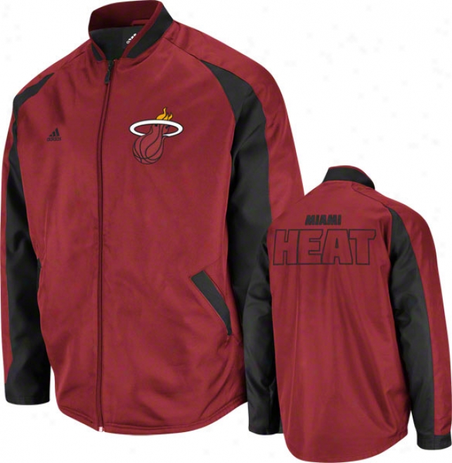 Miami Heat Dark Red Tip Off Midweight Jacket