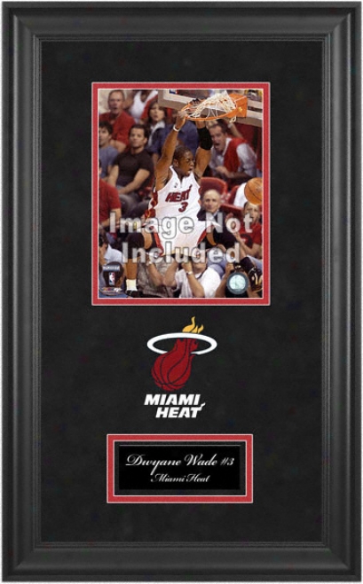 Miami Heat Deluxw 8x10 Team Logo Frame