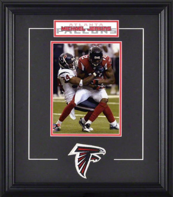 Michael Jenkins Framed 6x8 Pnotograph With Team Lofo & Plate