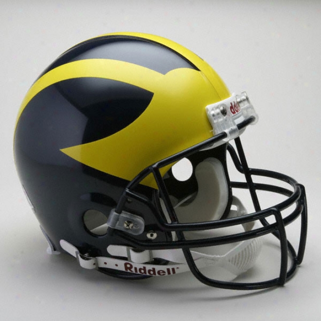 Michigan Wolverines Authentic Pro Line Riddell Full Soze Helmet