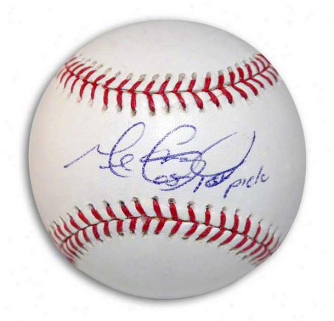 Mike Costanzo Autograpehd Mlb Baseball Inscribed '05 1st Pick