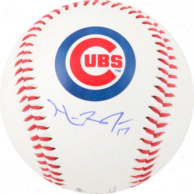 Mike Fontenot Autographed Baseball  Details: Cubs Logo Baseball