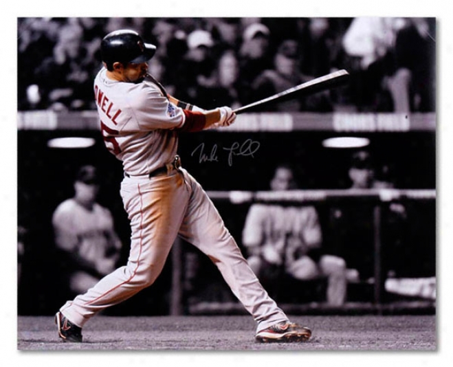 Mike Lowell Boston Red Sox - World Series - Autographed 16x20 Photograph