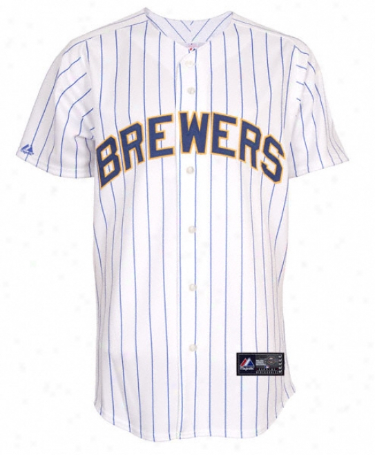 Milwaukee Brewers Alternate Home Mlb Replica Jersey