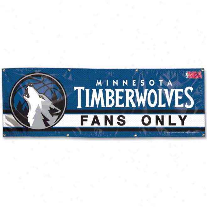 Minnesota Timbereolves 2x6 Vinyl Banner