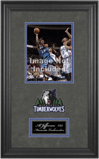 MinnesotaT imberwolves Deluxe 8x10 Team Logo Frame