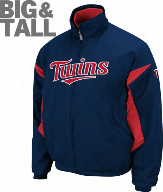 Minnesota Twins Big & Tall Authentic Collection Ships Therma Base Triple Peak Premier Jacket