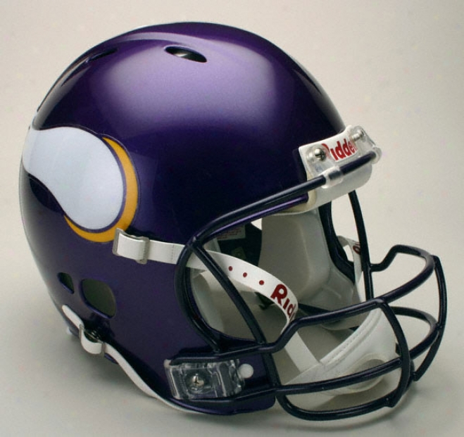 Minnesota Vikings Authentic Pro Line Revolution Riddell Full Size Helmet