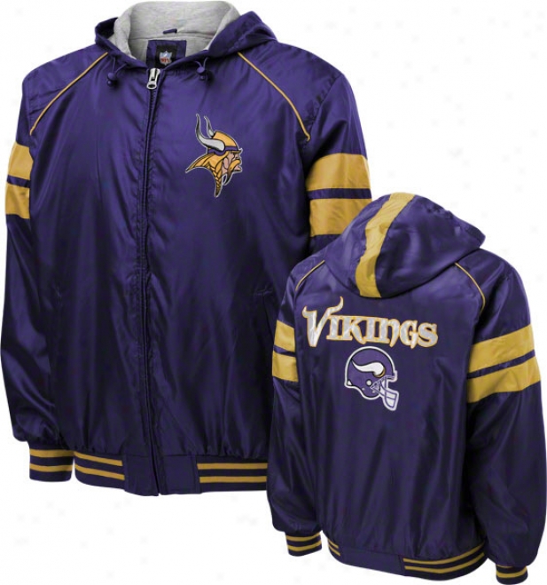 Minnesota Vikings Dedication Full-zip Lightweight Jacket