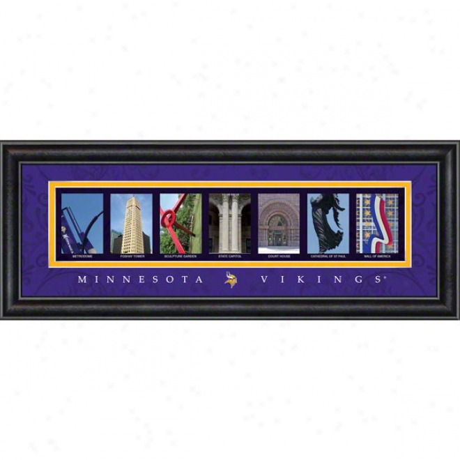 Minnesota Vikings Letter Art