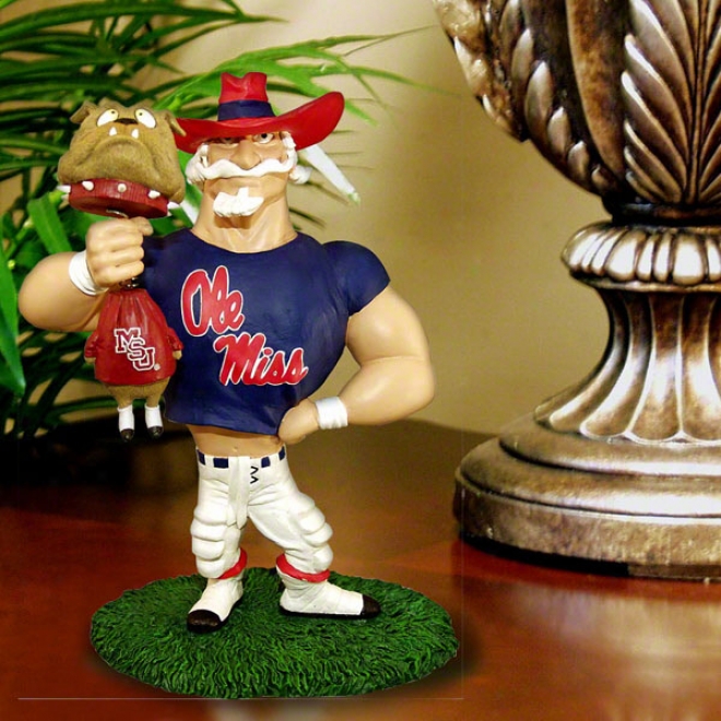 Mississippi Rebels Lester Single Choke Rivalry Figurine