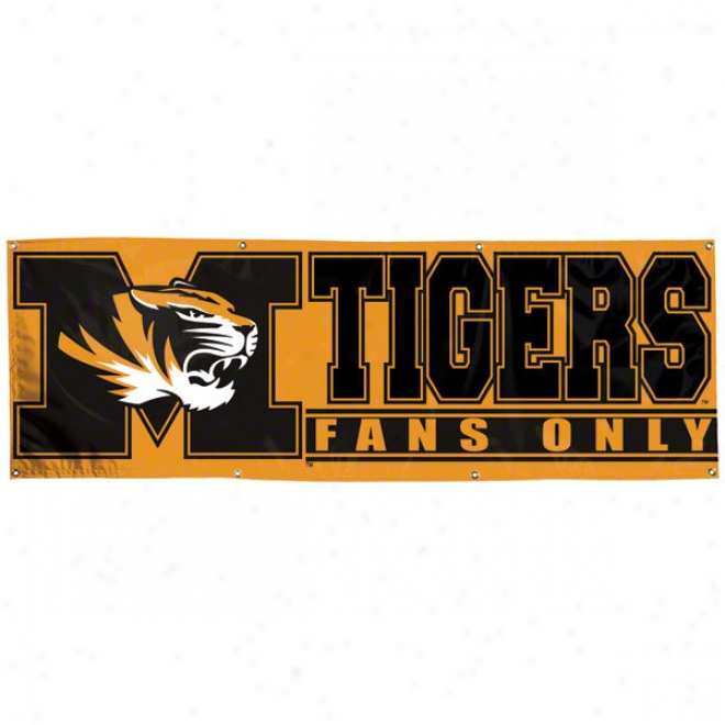 Missouri Tigers 2x6 Vinyl Baanner