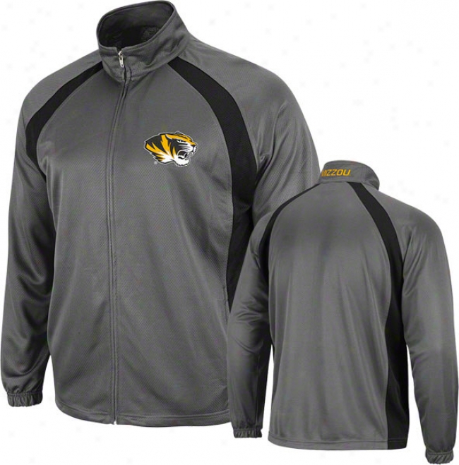 Missouri Tigers Charcoal Rival Full-zip Jacket