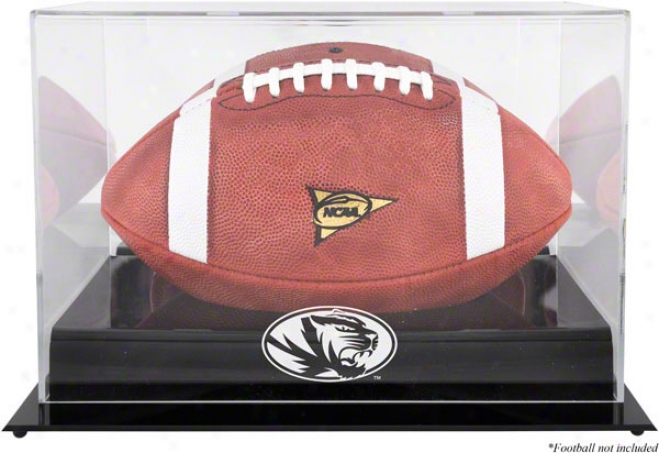 Missouri Tigera Team Logo Football Expand Case  Details: Black Base, Mirror Back