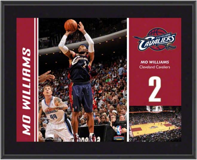 Mo Williams Plaque  Details: Cleveland Cavaliers, Sublimqted, 10x13, Nba Plaque